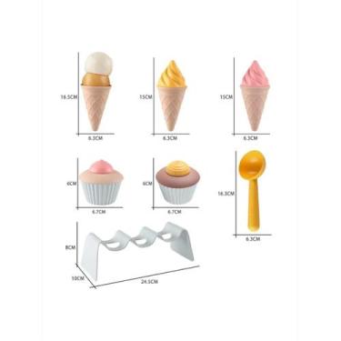 Imagem de Brinquedo De Praia Infantil: Escavadeira E Bulldozer De Palha Para Are