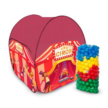 Imagem de Barraca Infantil com 50 Bolinhas Menino e Menina Circo