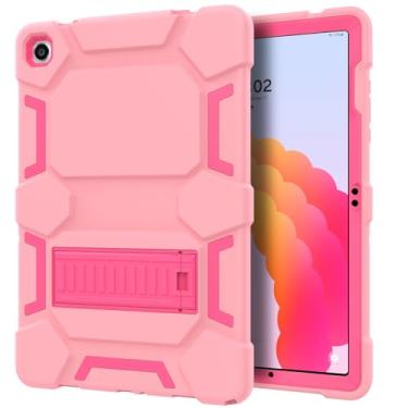 Imagem de CCMAO Capa para Samsung Galaxy Tab A9+ modelo 2023 de 10,9 polegadas (SM-X210/X216/X218), capa protetora híbrida resistente à prova de choque de três camadas para crianças, meninos e meninas, ouro