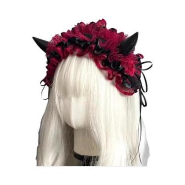 Imagem de Tiara De Morcego Para Crianças, Acessório De Cabelo Para Festas De Hal