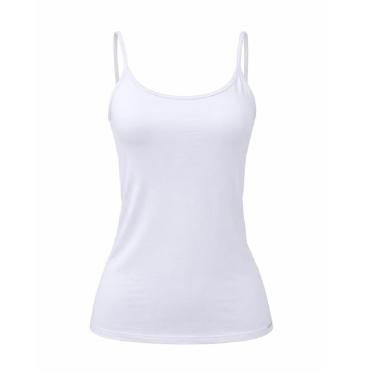 Imagem de Blusa Alcinha Básica Feminina Lunender 00017 Branca-Feminino