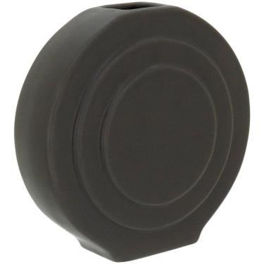 Imagem de Opala Vaso 17X17X6Cm Cerâmica Cinza