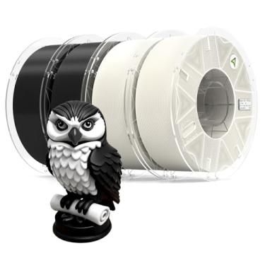 Imagem de Creality Filamento Hyper PLA RFID 2 Preto 2 Branco