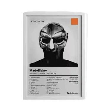 Imagem de Pôster De Arte Em Tela Da Banda De Hip Hop MF Doom, Decoração Estética