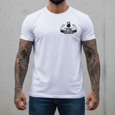 Imagem de Camiseta Masculina Roupa de Treino Tecido Nobre Algodão Sustentável Br