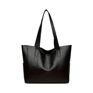 Imagem de Bolsa De Ombro Vintage De Grande Capacidade Para Mulheres, Tote Casual