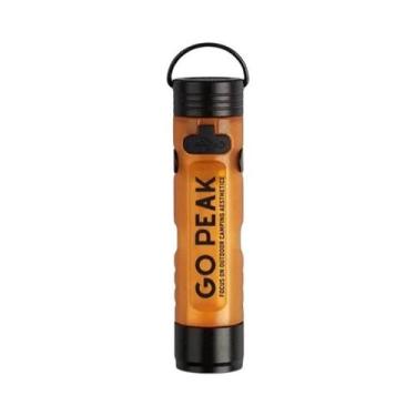 Imagem de Mini Lanterna LED De Bolso Recarregável USB Com Clipe Para Chaveiro, I