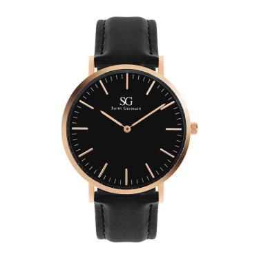Imagem de Relógio Saint Germain Brand Murray Black Rosé Gold 40Mm Masculino-Masculino