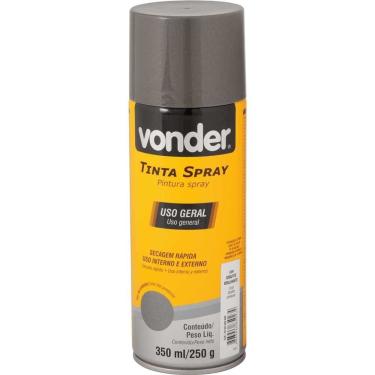 Imagem de Tinta Em Spray Grafite, 350 Ml/250 G, Vonder Grafite