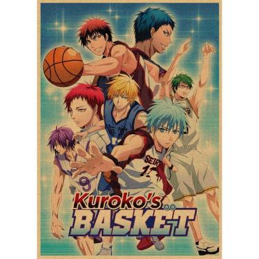 Imagem de Pôster Kuroko`s Basketball Vintage Kraft Paper Art 20x30 cm