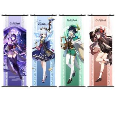 Imagem de Pôster de decoração de parede Genshins Impacts Beelzebuls Yaes Mikos B