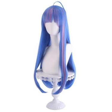 Imagem de Peruca de cosplay Ultis, fantasia de anime, festa de Halloween, 75 cm 