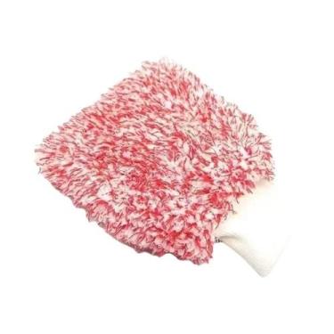 Imagem de Luvas De Lavagem De Carro Portáteis De Dupla Face Em Plush, Fibra Dobr