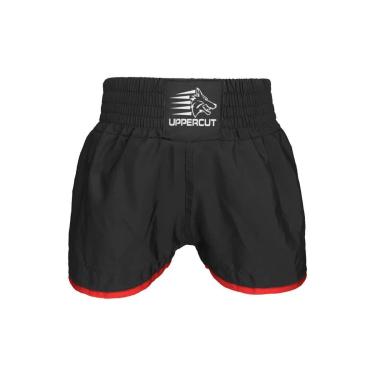Imagem de Calção Short Muay Thai Kickboxing Black - sem silk - Preto-Unissex