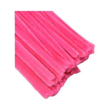 Imagem de Limpa-Cachimbo Vermelhos 200 Peças Hastes De Chenille Suprimentos Para