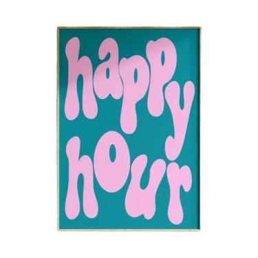 Imagem de Pintura Em Tela De Desenho Animado De Suco De Frutas, Sangria, Negroni