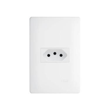 Imagem de Tomada 2p+T 10a/250v Com Placa 4x2 Fame Habitat