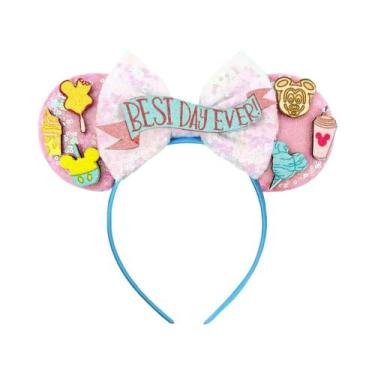 Imagem de Tiara De Aniversário Minnie Mouse, Winnie Pooh, Piglet E Tigger Para M