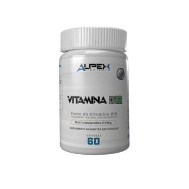 Imagem de Vitamina B12 60 Cápsulas - Alpex Sports Nutrition - - Alpex Nutrition,