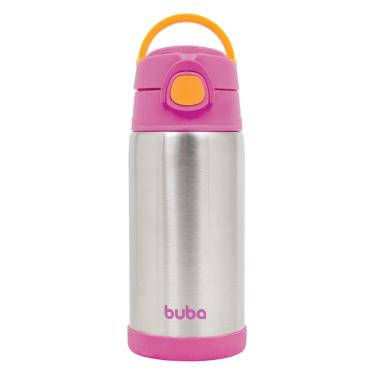 Imagem de Garrafa Térmica Buba Parede Dupla Rosa 400ml