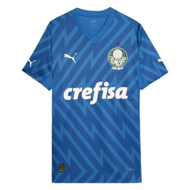 Imagem de CAMISA DE GOLEIRO PUMA PALMEIRAS I 24/25 MASCULINA -JOGADOR - AZUL GGG-Masculino
