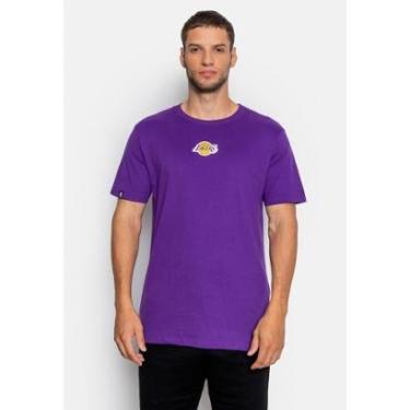 Imagem de Camiseta NBA Estampada Los Angeles Lakers Masculino-Masculino