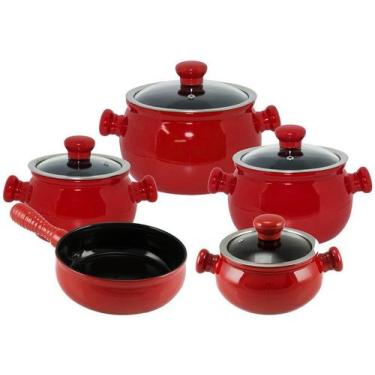Imagem de Jogo de Panelas Em Cerâmica Premiere Joy 5 peças Ceraflame