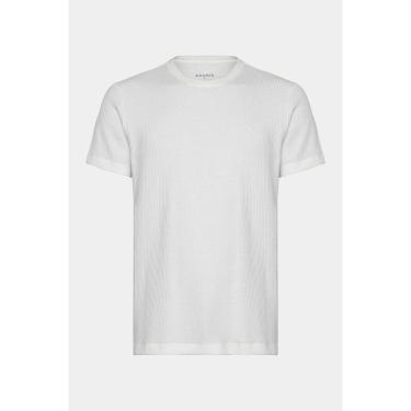Imagem de Camiseta Aramis Manga Curta Canelado Vegas Off White-Masculino