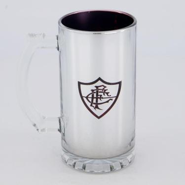 Imagem de Caneca Chopp Fluminense Vidro Metálico-Unissex