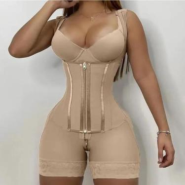 Imagem de Cinta Modeladora Colombiana De Alta Compressão Para Controle Abdominal