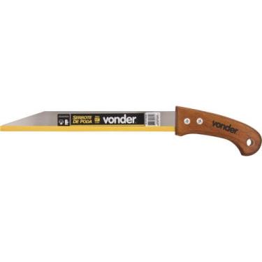 Imagem de Serrote de poda reto 12" 6d cabo madeira Vonder