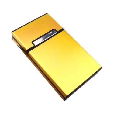 Imagem de Estojo De Cigarros Metálico À Prova d'Água Em Liga De Alumínio Para Pa