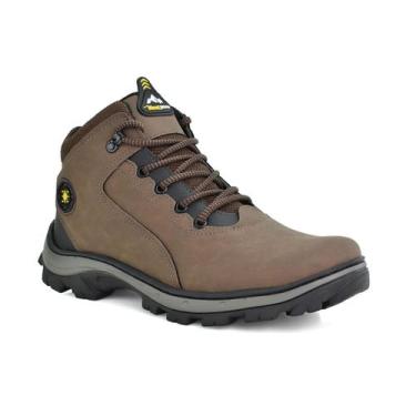 Imagem de West Line Coturno Chocolate Couro Masculino Anatómico -, Chocolate, 40