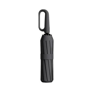 Imagem de Guarda-chuva Automático Portátil Com Fecho De Anel, Resistente Ao Vent
