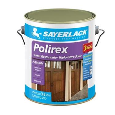 Imagem de Verniz Polirex Restaurador Brillhante Imbuia 3,6 L Sayerlack