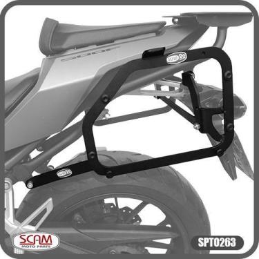 Imagem de Suporte bau lateral honda cb500f 2016 bruto - SCAM