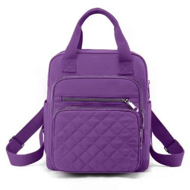 Imagem de Mochila Pequena Feminina Bolsa Grande Casual Trabalho Escola - M3M, Ún