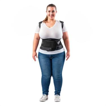 Imagem de Corretor Postural Support Hidrolight Largo - Preto - Unissex, G, Preto