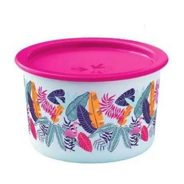 Imagem de Tupperware Mini Instantanea Slim 575 ml Flamingo Tropical