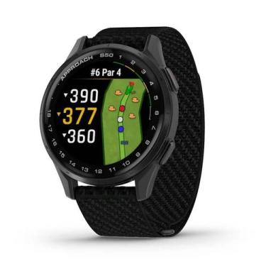 Imagem de Smarthwatch Relógio Garmin Monitor Cardíaco de Pulso com GPS Approach 