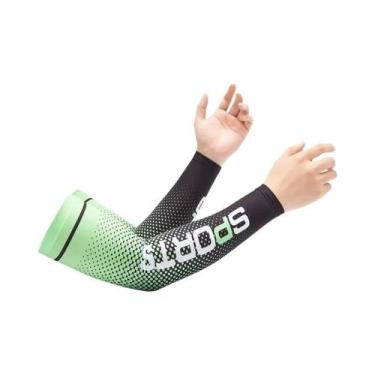 Imagem de Mangas De Proteção Solar UV Para Homens, Mangas Esportivas Com Efeito 