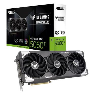 Imagem de Placa de Vídeo Asus TUF Gaming NVIDIA GeForce RTX-5060Ti 8GB GDDR7 - T