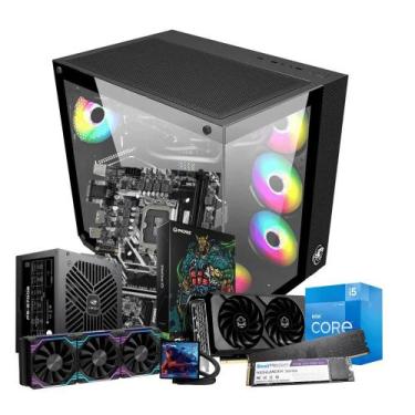 Imagem de PC Gamer i5 12400F RTX 5060 8GB H610 DDR4 Water Cooler SSD 512 700W - 