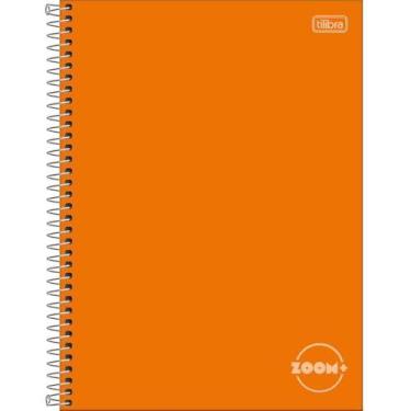 Imagem de Caderno 01X1 Capa Dura Zoom+ 96 Folhas Laranja - TILIBRA