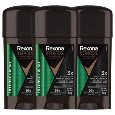 Imagem de Desodorante Antitranspirante Rexona Clinical Creme Intense Fresh 96h c