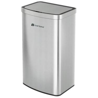 Imagem de Lixeira Premium Inox Lixo Automática C/ Sensor Movimento 50L - Gold Sa
