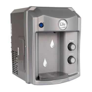 Imagem de Purificador de Água Alcalina com Hidrogênio Top Life Mg+H2, 220V, Prat