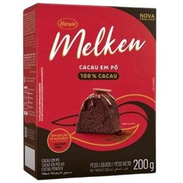 Imagem de Harald Cacau em Pó 100% Puro Sem Açúcar 200g para Doces Diet Culinária