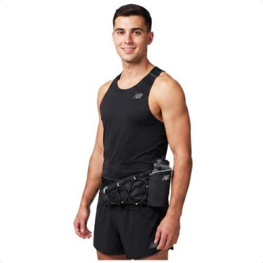 Imagem de Pochete New Balance Hidratação Run II 2L Unissex, Unico, Preto