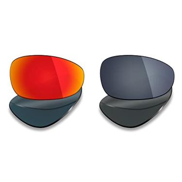 Imagem de Mryok 2 pares de lentes polarizadas de substituição para óculos de sol Oakley Juliet - opções